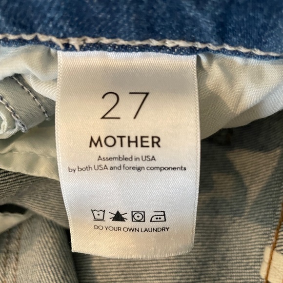 Mother Denim The Hustler Roller Heel in a size 27 (fits like a 26) - Picture 4 of 7